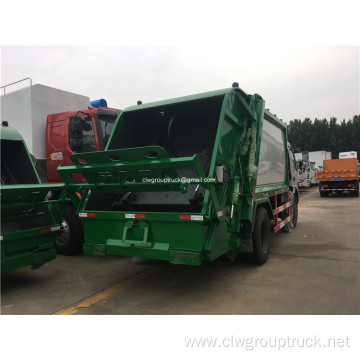 5 cubic compressed garbage collector truck